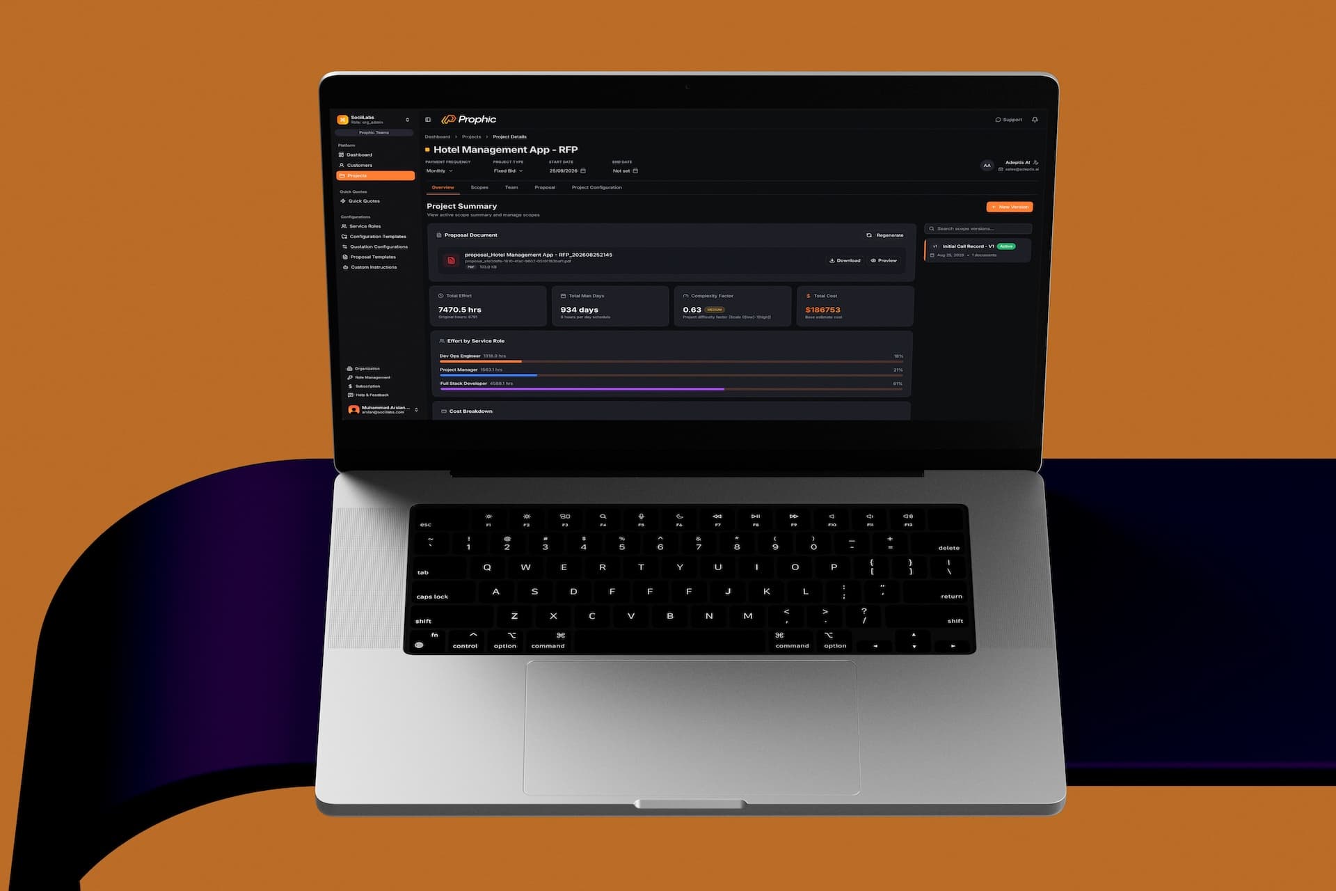 Prophic AI screenshot 2